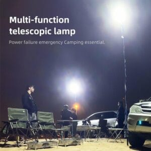 Farol Led Cob Portatil Luz De Emergencia Plegable P Camping