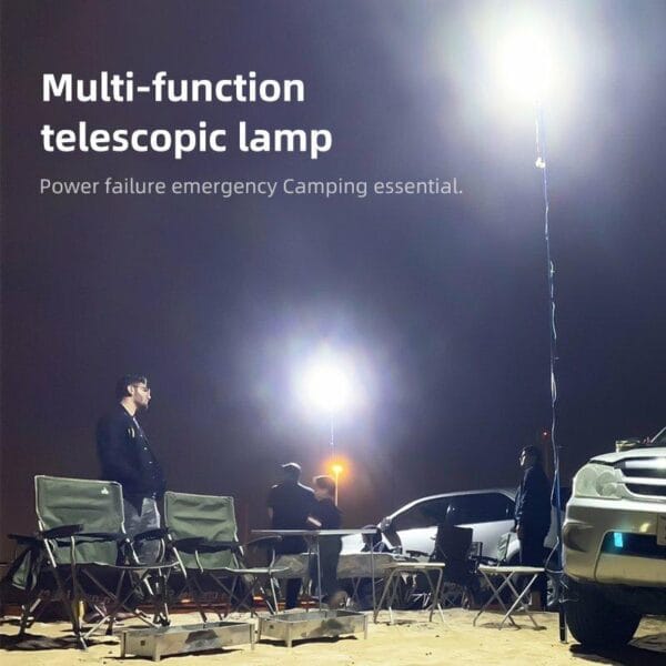 Farol Led Cob Portatil Luz De Emergencia Plegable P Camping