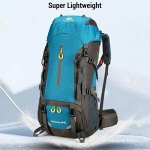 Mochila Weikani Trekking 70l Con Cubremochila Viaje