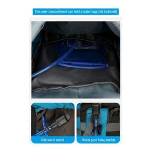 Mochila Weikani Trekking 70l Con Cubremochila Viaje