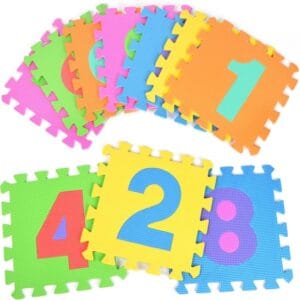 Piso Alfombra Encastrable Bebe Goma Eva Reversible Infantil