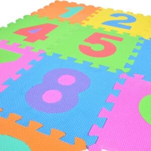 Piso Alfombra Encastrable Bebe Goma Eva Reversible Infantil