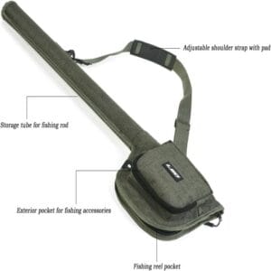 Set Caña Reel Pesca Mosca Fly Cast 7/8 Funda Moscas