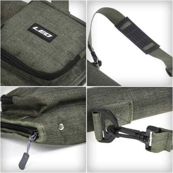 Set Caña Reel Pesca Mosca Fly Cast 7/8 Funda Moscas