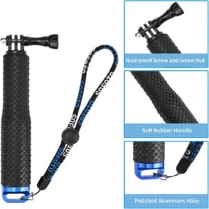 Baston Selfie Stick Genki Extensible 48 Cm Para Gopro