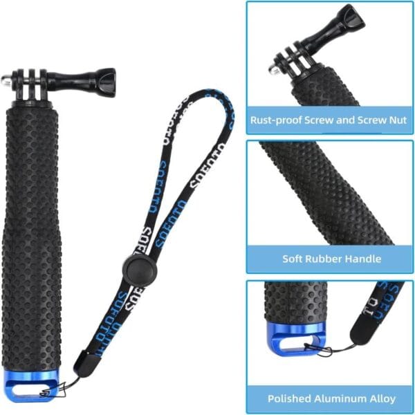Baston Selfie Stick Genki Extensible 48 Cm Para Gopro