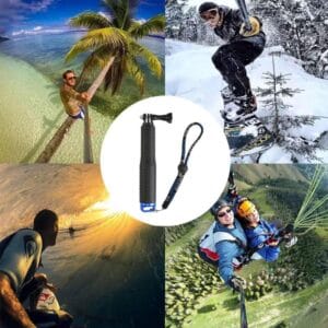 Baston Selfie Stick Genki Extensible 48 Cm Para Gopro