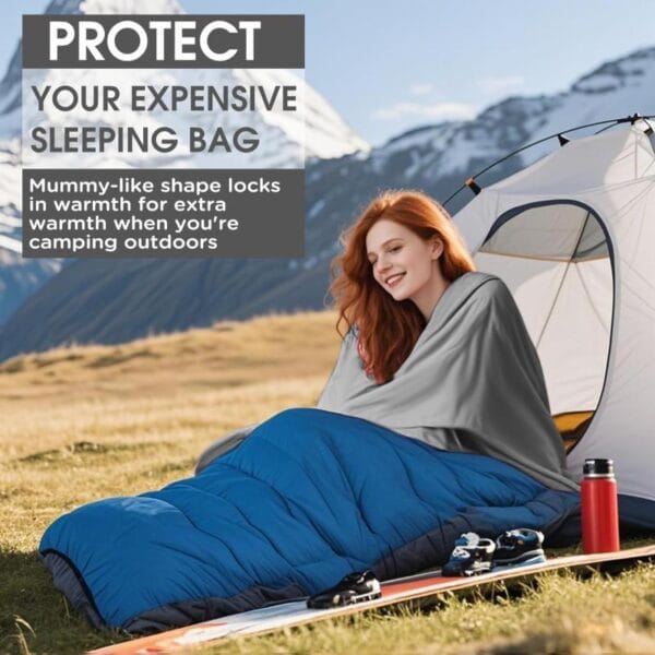 Liner Para Bolsa De Dormir Genki Ultralight 210x70 Cm Liso