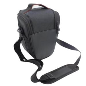 Bolso Fotografía Genki Acolchado P Camara Con Correa Negro