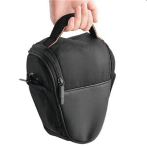 Bolso Fotografía Genki Acolchado P Camara Con Correa Negro
