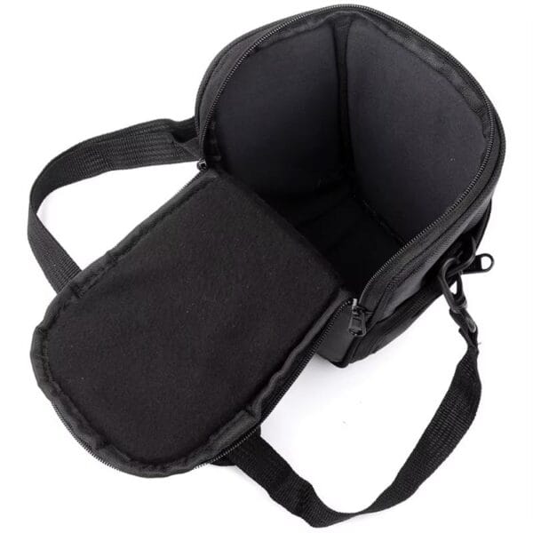 Bolso Fotografía Genki Acolchado P Camara Con Correa Negro