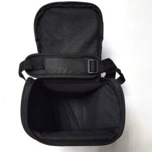 Bolso Fotografía Genki Acolchado P Camara Con Correa Negro