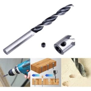 Juego De Mechas Biseladoras C Avellanador 5 Piezas