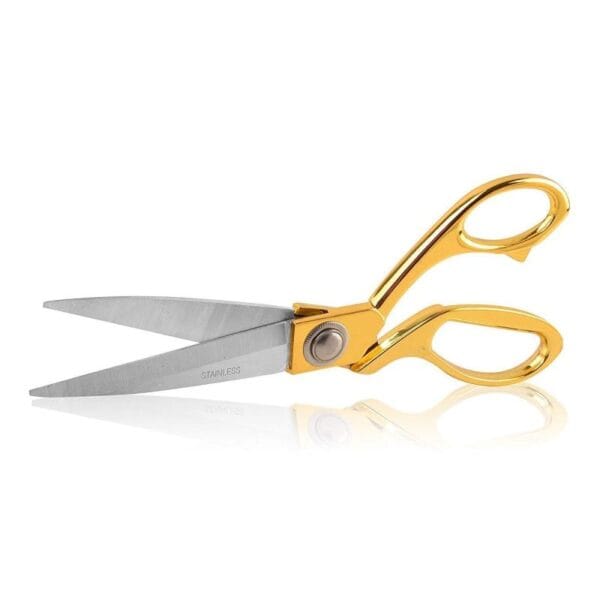 Tijera Sastre Modista Corta Tela Calidad 24cm 9.5pulg Dorada