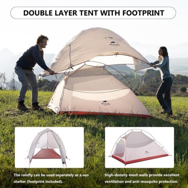 Carpa Naturehike Ultra Light Cloud-up 2 Iglú 2p 1.89kg