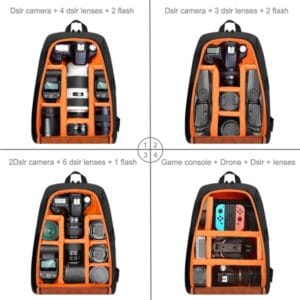 Mochila Fotografía Puluz Cubremochila Para Cámara Y Notebook