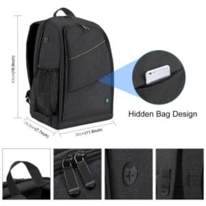 Mochila Fotografía Puluz Cubremochila Para Cámara Y Notebook