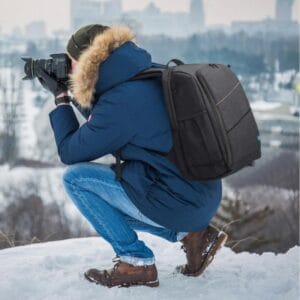 Mochila Fotografía Puluz Cubremochila Para Cámara Y Notebook