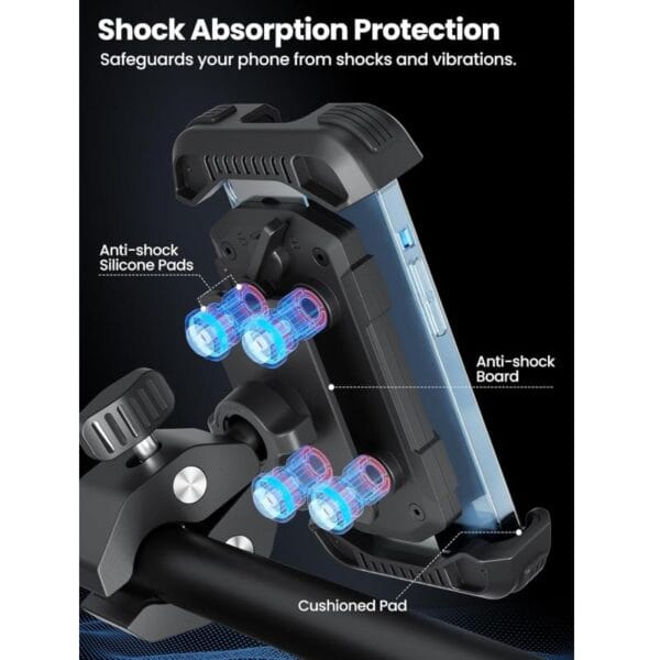 Soporte Porta Celular Seguridad Para Moto Bici 360 Universal
