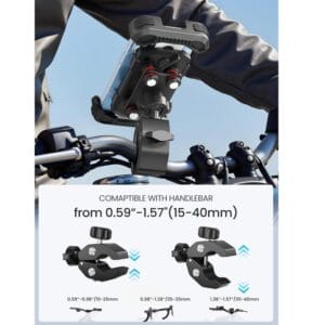 Soporte Porta Celular Seguridad Para Moto Bici 360 Universal