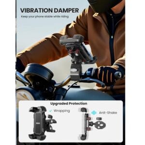 Soporte Porta Celular Seguridad Para Moto Bici 360 Universal