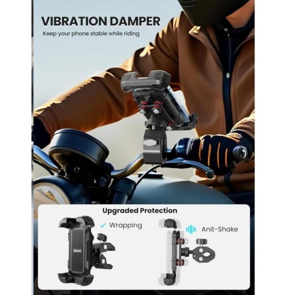 Soporte Porta Celular Seguridad Para Moto Bici 360 Universal
