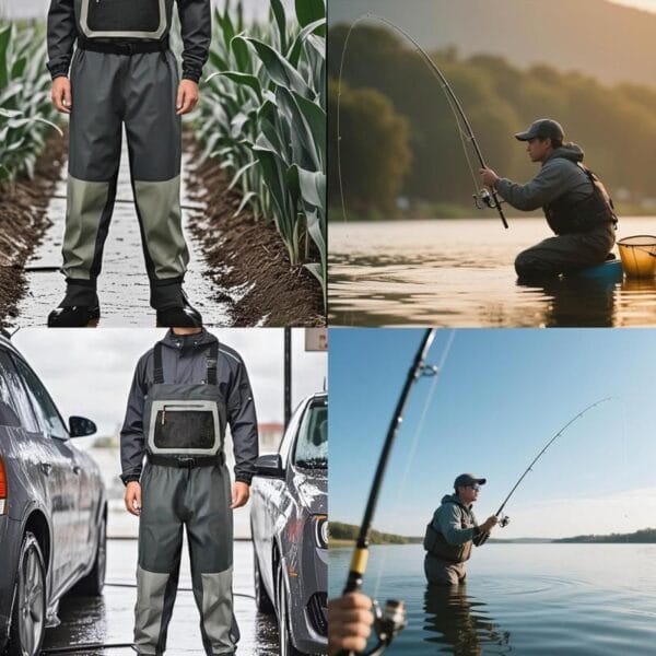 Wader Fly Cast Pesca Mosca Adulto Hombre Nailon