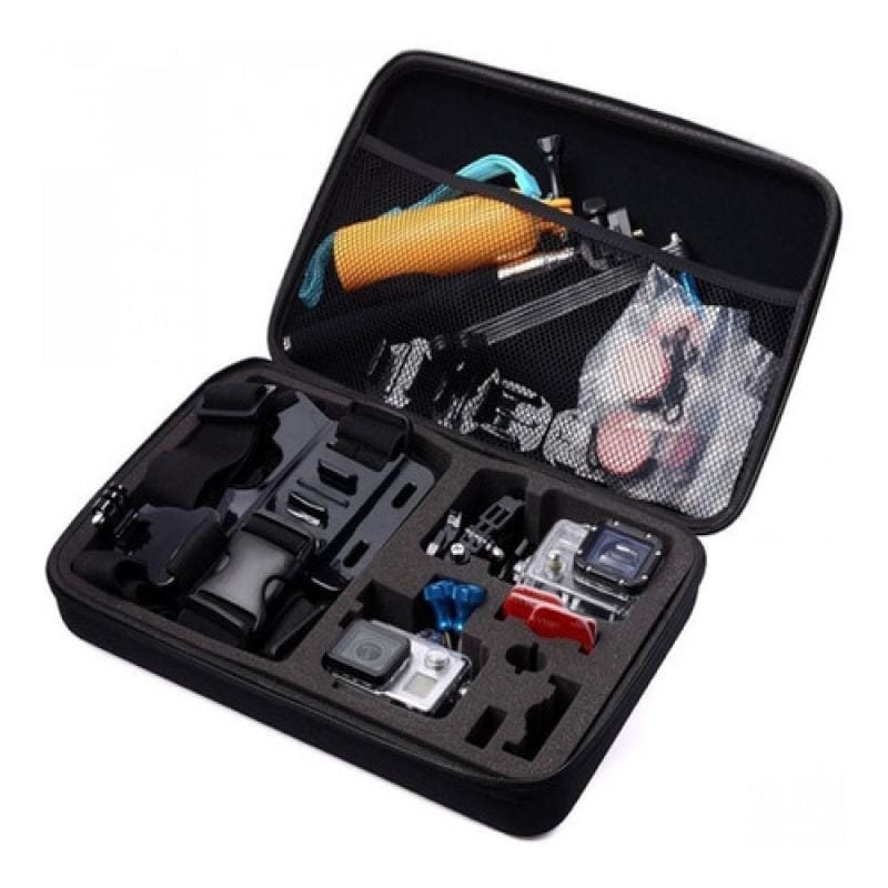 Kit 64 Accesorios Soporte Para Cámara De Acción Gopro Casco