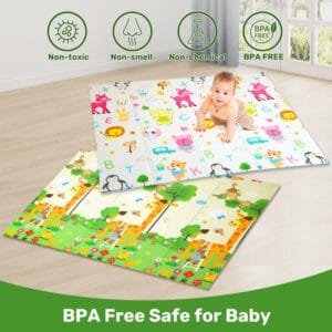 Piso Antigolpes Genki Bebes Chicos 175x150 Cm 6 Mm