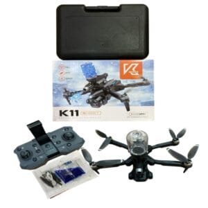 Dron K11 Shoot Cámara Hd Dispara Bolitas Hidrogel Recargable
