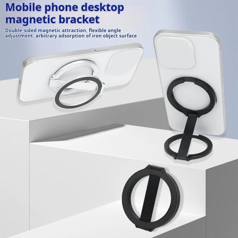 Soporte Magnético Genki Para Celular Metalico Plegable