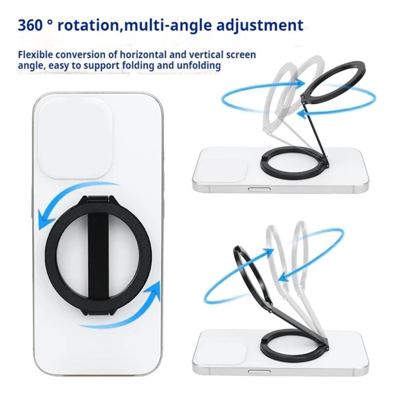 Soporte Magnético Genki Para Celular Metalico Plegable