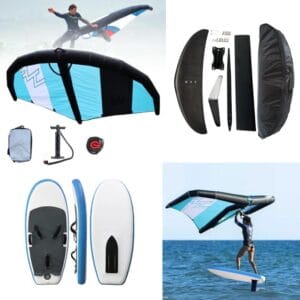 Wingfoil Kit Vela Wing + Rocket Foil + Tabla Inflable Acces