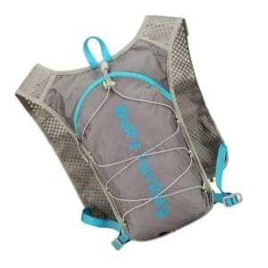 Chaleco Hidratacion 4 Litros Mochila Trail Maraton Trekking Gris