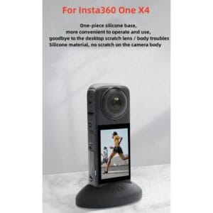 Base Silicona Adhesiva Para Insta360 X4 X5 Antideslizante
