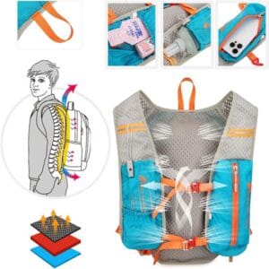 Chaleco Hidratacion 4 Litros Mochila Maraton Trail Trekking
