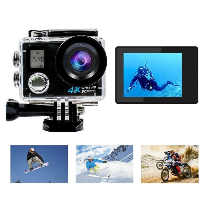 Camara Deportiva 4k 16mp Wifi Sumergible 30m + Accesorios