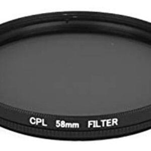 Filtro Cpl Polarizador Circular 52 58 Mm P Canon Nikon Negro