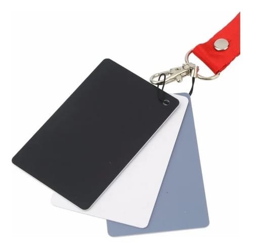 Kit Tarjetas Balance De Blanco Xl Genki Gris 18% Fotografía