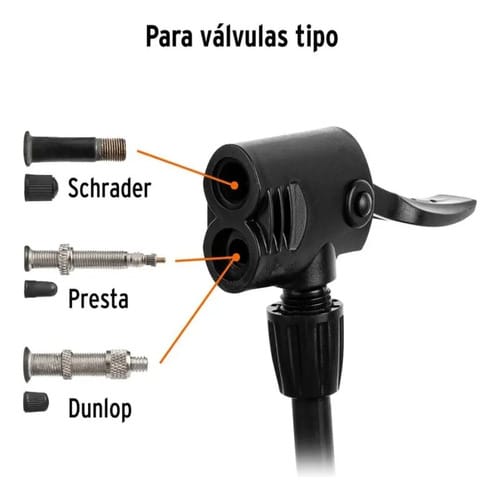 Inflador Profesional Pelotas Bicicletas Con Manometro 180psi - Image 3