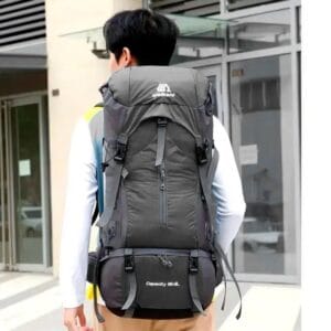 Mochila Weikani Trekking 70l Con Cubremochila Viaje