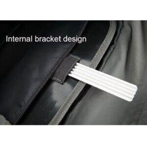 Mochila Trekking 75l Espaldar Outdoor Camping C Impermeable Naranja