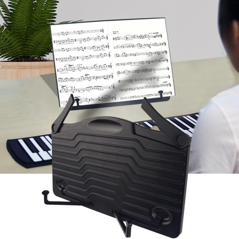 Atril Para Partituras De Escritorio Director Músicos Premium Negro
