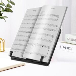 Atril Para Partituras De Escritorio Director Músicos Premium Negro