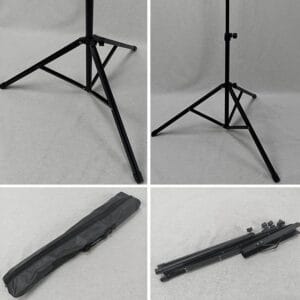 Atril Partituras Plegable 3 Tramos Tripode Soporte Pie Funda