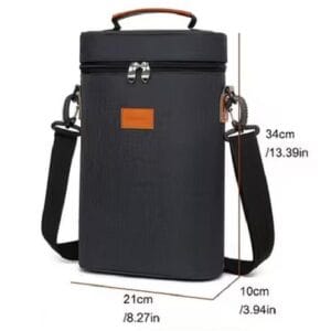 Bolso Matero Térmico Morral Equipo Porta Termo Para Mate Azul