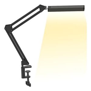 Lámpara Led De Escritorio Brazo Velador Fria Calida Natural