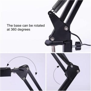 Lámpara Led De Escritorio Brazo Velador Fria Calida Natural