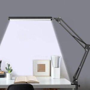 Lámpara Led De Escritorio Brazo Velador Fria Calida Natural