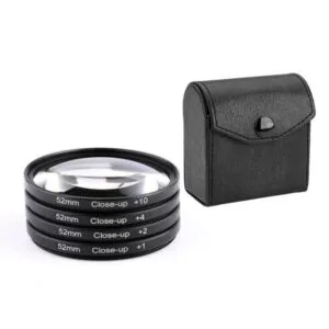 Kit Filtros Lentillas Aproximacion 77 Mm Close Up Lupa Negro